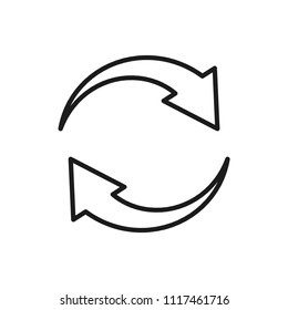 refresh vector icon