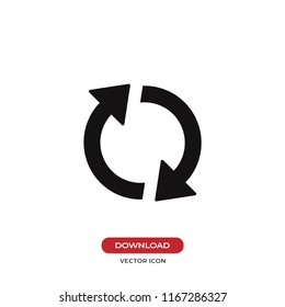Refresh vector icon