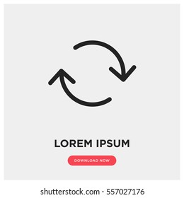 Refresh vector icon
