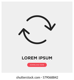 Refresh vector icon