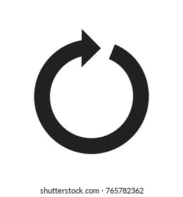 refresh vector icon, circle icon 