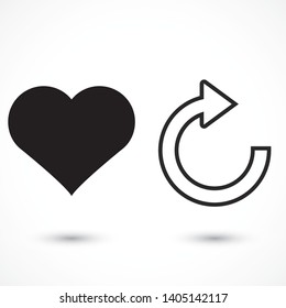 refresh Vector icon . Lorem Ipsum Illustration design