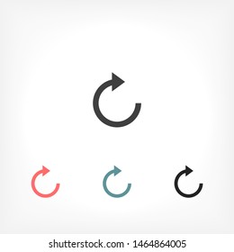 refresh Vector icon . Lorem Ipsum Illustration design