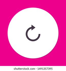 refresh Vector icon . Lorem Ipsum Illustration design