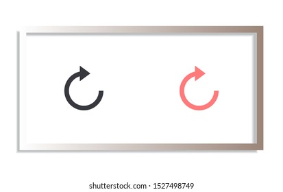 refresh Vector icon . Lorem Ipsum Illustration design