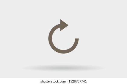 refresh Vector icon . Lorem Ipsum Illustration design