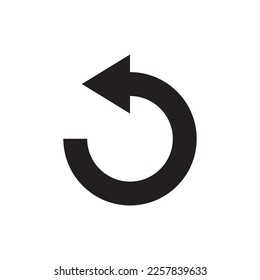Refresh vector icon. Reload flat sign design. Undo vector icon. Redo symbol. Update icon. Rotation sign. Restart arrow icon. EPS 10 Loading pictogram