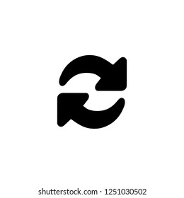 refresh vector icon. refresh sign on white background. refresh icon for web and app