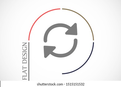 Refresh vector icon. Update phone icon. Updates for Internet icon. 10 EPS years of designe. Update phone web