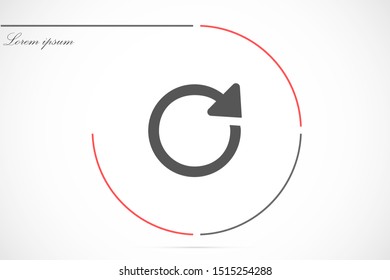 Refresh vector icon. Update phone icon. Updates for Internet icon. 10 EPS years of designe. Lorem ipsum.