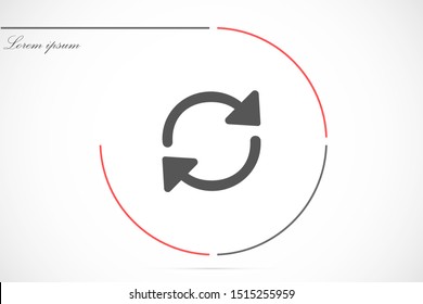 Refresh vector icon. Update phone icon. Updates for Internet icon. 10 EPS years of designe. Update phone web