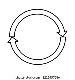 Refresh - vector icon without  fill