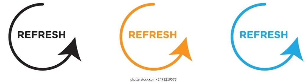Refresh vector logo set collection for web app ui