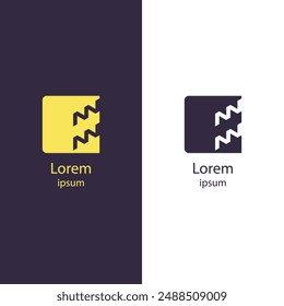 Aktualisieren Sie Ihr brande mit diesem abstrakten Logo. Dieses hochwertige Vektorgrafik-Design ist perfekt für jedes Unternehmen geeignet und kann individuell angepasst werden. Ändern Sie die Farben und fügen Sie Ihren branden Namen mühelos hinzu.