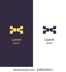 Actualiza tu marca con este logotipo abstracto único. Perfecto para cualquier negocio, este diseño de Vector de alta calidad es personalizable. Cambia los colores y añade tu marca sin esfuerzo.
