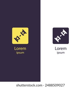 Refresh your brand with this unique abstract logo. Perfect for any business, this high-quality vector design is customizable. Change the colors and add your brand name effortlessly.