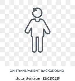 refreshed human icon. Trendy flat vector refreshed human icon on transparent background from Feelings collection. High quality filled refreshed human symbol use for web and mobile