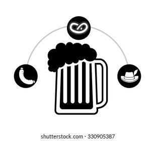 refreshing beer design, vector illustration eps10 graphic 