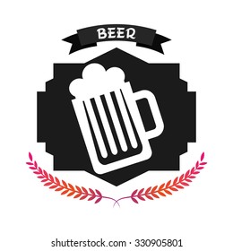 refreshing beer design, vector illustration eps10 graphic 