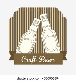 refreshing beer design, vector illustration eps10 graphic 