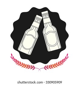 refreshing beer design, vector illustration eps10 graphic 