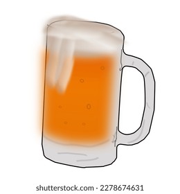 A refreshing beer mug icon.