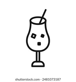 Refreshing Beverage Drink Icon for Hydration and Enjoyment