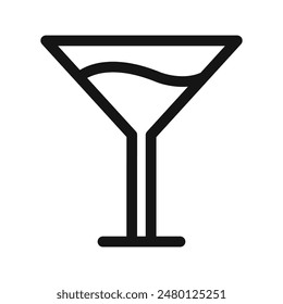 Refreshing Cocktail Icon for Beverage Menus