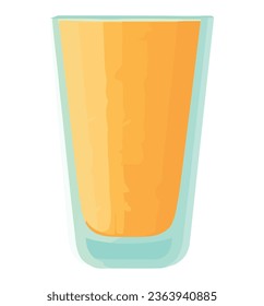 Erfrischender Cocktail in einem Muschel auf Weiß