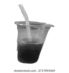 Una bebida fría refrescante, perfecta para los días calurosos, con hielo, colores vibrantes y un sabor fresco y vigorizante.