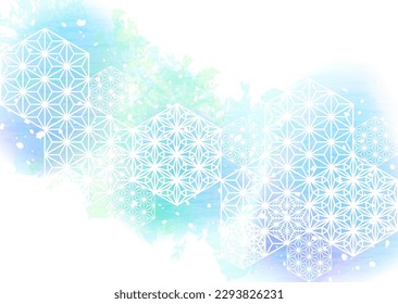Refreshing and cool Japanese style pattern