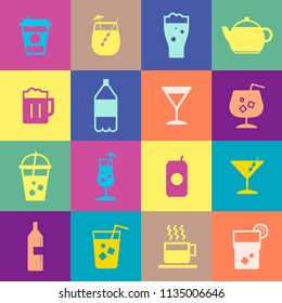 Illustration zur Sammlung von Bildern mit erfrischenden Getränken