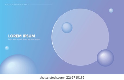 Refreshing fantasy technology blue vector background