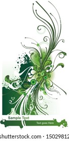 refreshing flow 2, floral illustration