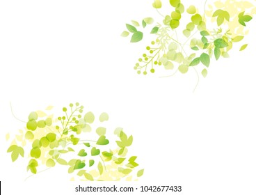 Refreshing fresh green city