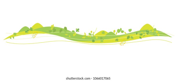 Refreshing fresh green city