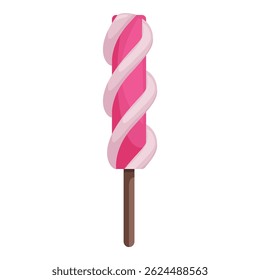 Refreshing frozen dessert with swirling layers, perfect for cooling down on a hot day
