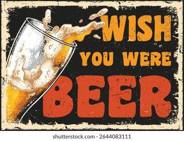 A refreshing glass of beer is overflowing with golden liquid and bubbles inviting friends to gather and enjoy laughter on a warm sunny day at an outdoor location.