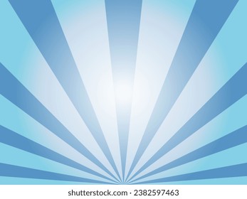 Refreshing gradation background material with concentrated lines _ blue