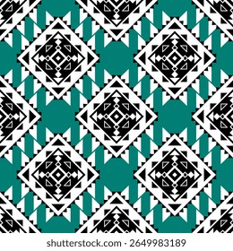 A refreshing green background with traditional Thai diamond symbols. Balanced for eco-friendly designs, cultural products, or paper crafts.