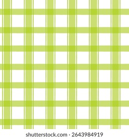 A refreshing green checkered plaid pattern