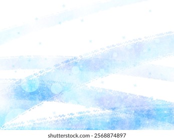 Refreshing image blue background illustration