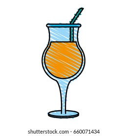 Refreshing liquor cocktail
