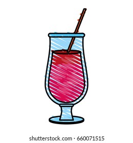 Refreshing liquor cocktail