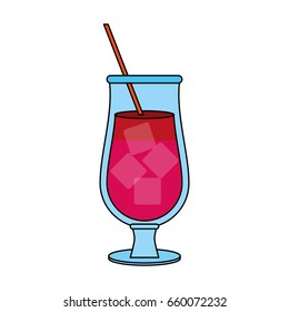 Refreshing liquor cocktail