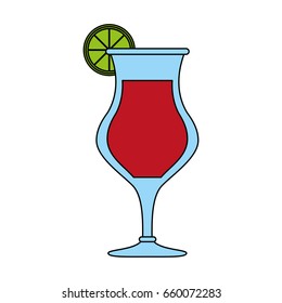 Refreshing liquor cocktail