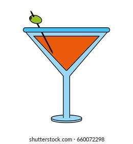 Refreshing liquor cocktail