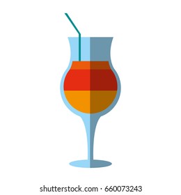 Refreshing liquor cocktail