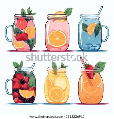 Refreshing and nutritious beverages such as herbal teas, infused water, smoothies, or freshly squeezed juices