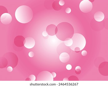 Refreshing polka dot pattern background material _ light pink